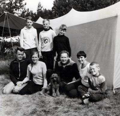 Bilder från Frisksportklubben Apollo. Klubbstuga och bastu vid Borstingen