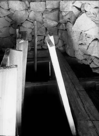 Golväggning, uthuset Borgmästaregården