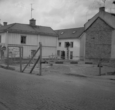 Storgatan
- Petterssons hus byggs och gatan undersöks efter fornminnen -

Dok.110331/KG