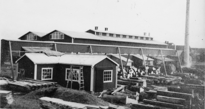 AB Nordiska Fanérfabriken. Exteriör.      