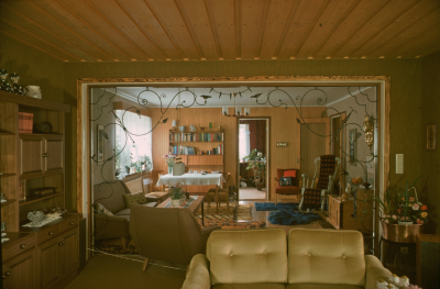 Interiör 
Vacker smidesutsmyckning i valvet

090406/KG