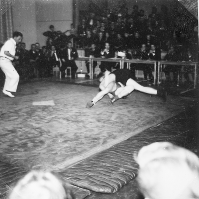 Allan Gustafssons egen dokumentation: " Fyrstads Folkhögskolan Vimmerby år 1956."