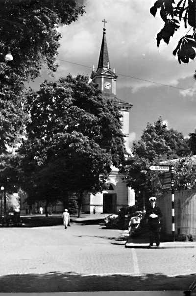 Vimmerby kyrka 1940-talet       T.E.