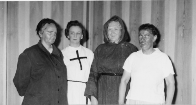 Majken Barkstam, Harriet Gamsäter, Helga Hansson och Lisa Karlsson.         