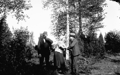 Syskonen Tore, Mia och Henrik Hansson.