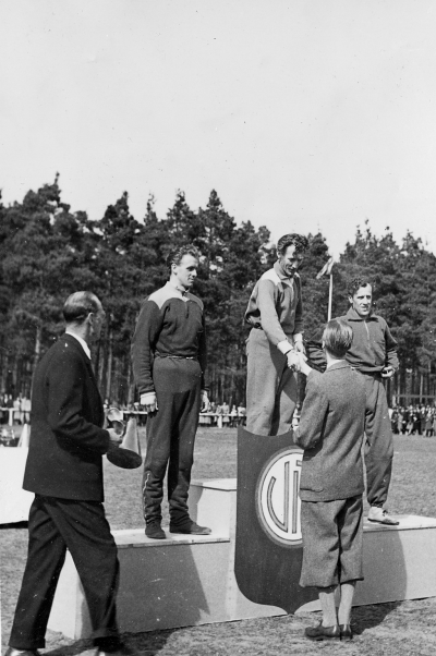 S.M. i friidrott, Verner Sandström   