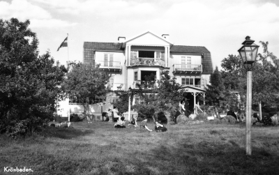 Krönbadens Pensionat 1940-talet. T.E.