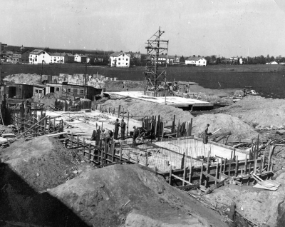 Vimarhem bygges.   T.E.