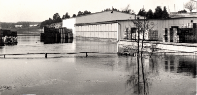 Översvämning Åbro bryggeri. 
