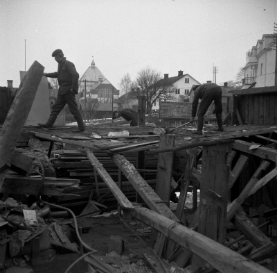 Norrtullsgatan
Maja Petterssons hus rivs

Dok.110203/KG