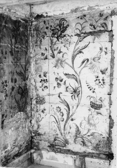 Målad tapet Storgatan 28. Ägare: Östen Andersson.   T.E.