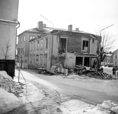 Drottninggatan
Nordgrenska gården rivs januari 1968

Dok.110525/KG
