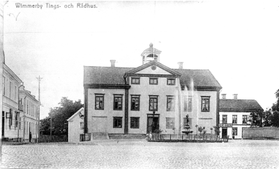 Wimmerby Tings- och Rådhus.   T.E.