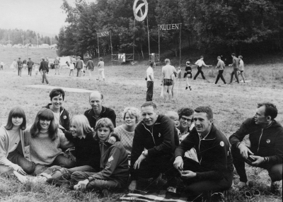 Bilder från Frisksportklubben Apollo. Klubbstuga och bastu vid Borstingen