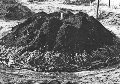 Tjärbränning vid Vagelhem Gullringen
september 1983