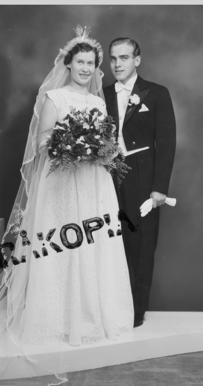 Erik Gustafsson med fru.       