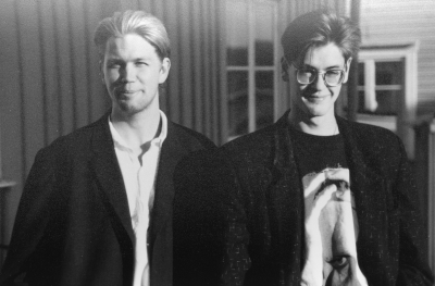 Unga poeter till höger  Gustav Larsson.         