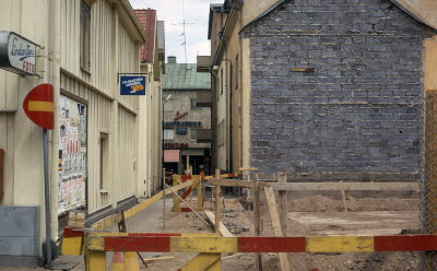 Båtsmansgränd Storgatan / Sevedegatan 
Linderstens Foto 
Lisas Damfrisering

090331/KG