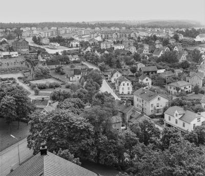 Vy från kyrktornet ( mot öster )

Dok.110622/KG