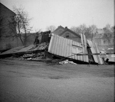 Norrtullsgatan
Maja Petterssons hus rivs

Dok.110203/KG