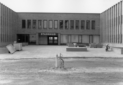 Entrén till nybyggda Stadshuset

Dok.100528/KG