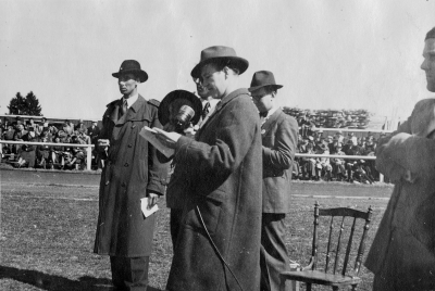 S.M. i friidrott, Vimarvallen Lennart Hyland och Frdriksson, Elverket.   