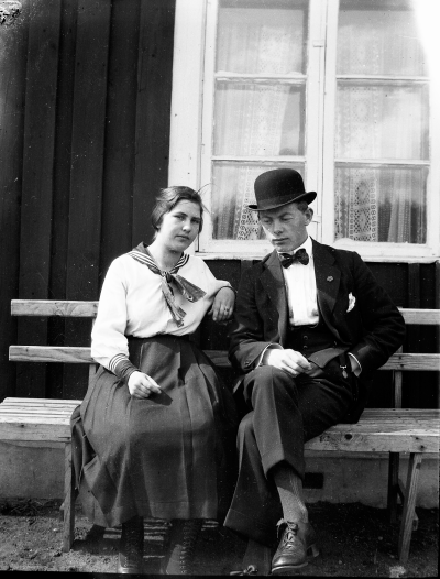 Iris Lindberg f Flender Knut Lindberg  Hermansborg V-by ca 1923-25   U.F.