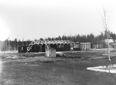Daghemmet vid Lundgatan bygges.              