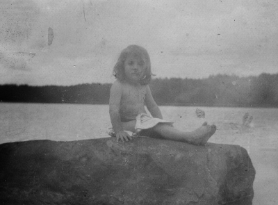 Greta Gröndahl vid Krön.                