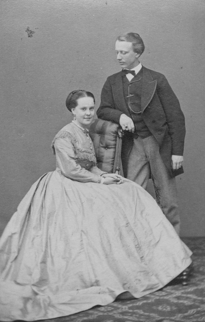 Kammarrättsrådet Edward och fru Emerentia Hernblom.