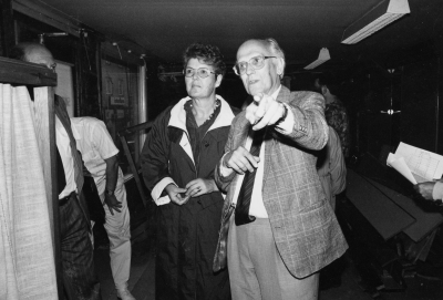 Britt Mari Hammarskjöld  och Åke Nisbeth.    