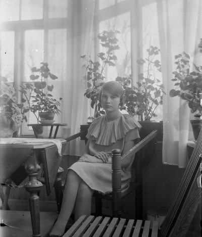 Elsa Blomberg på Solliden år 1926