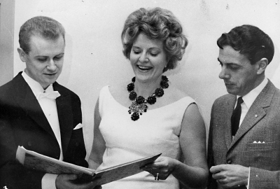 Sonja Stjärnkvist,  Ivan Österman, köpman Vimmerby.     